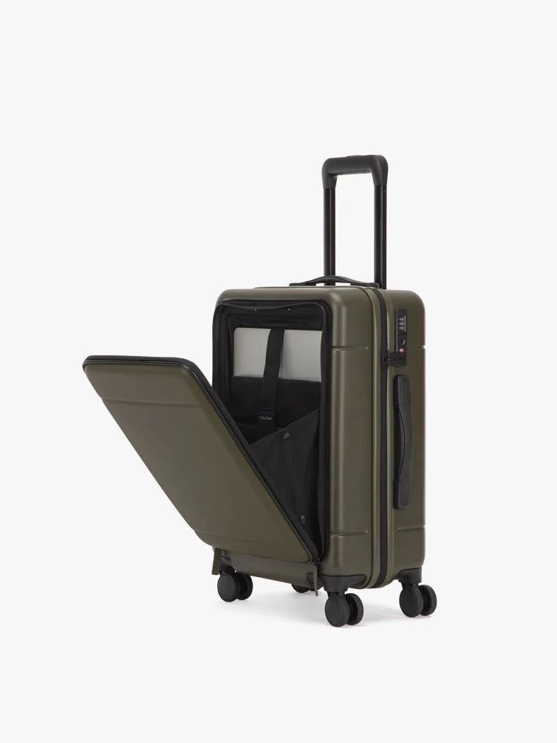 Hue Carry-On Luggage with Hardshell Pocket | CALPAK Travel