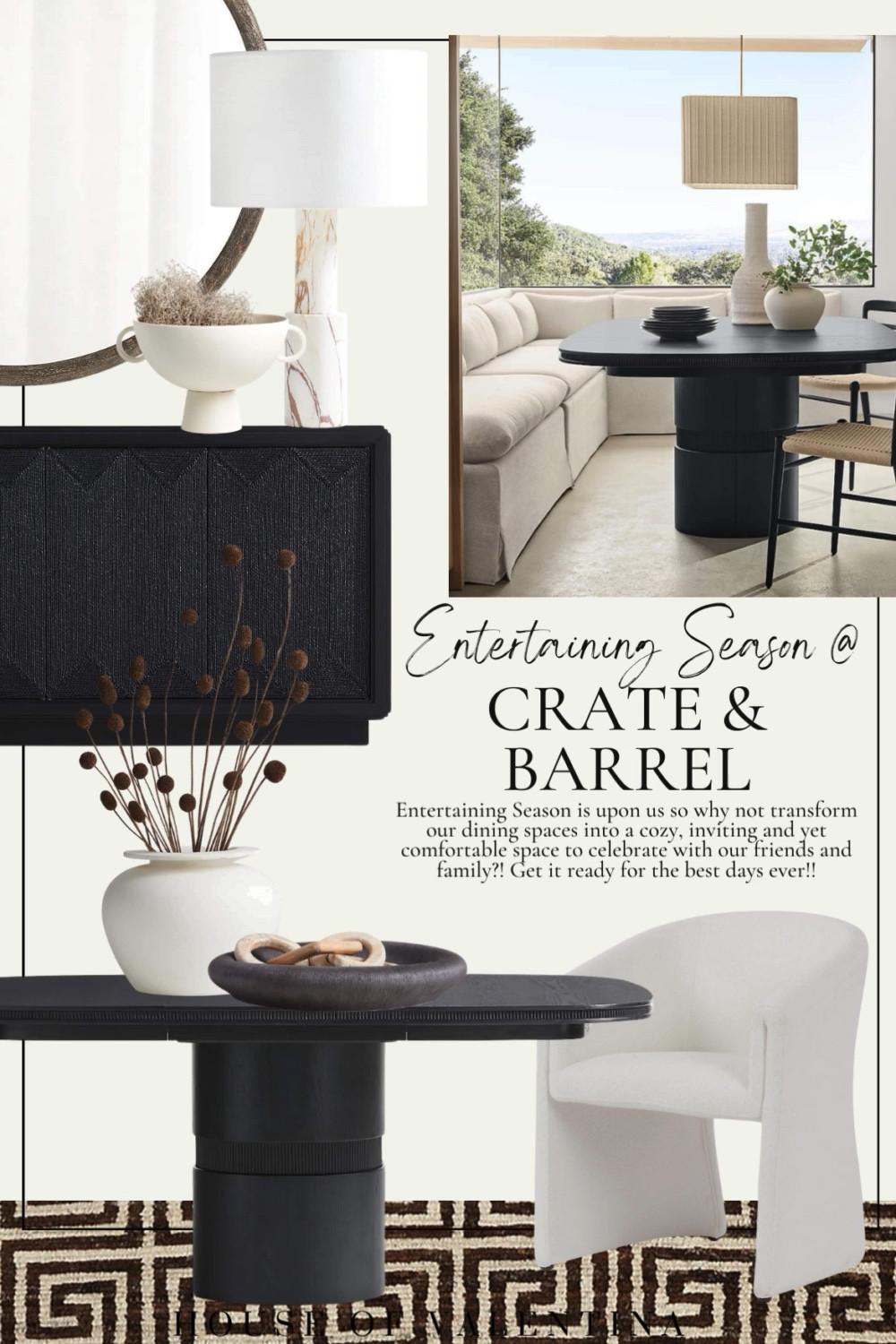 Entertaining Season is upon us so why not transform our dining spaces into a cozy, inviting and yet comfortable space to celebrate with our friends and family?! Get it ready for the best days ever!! XxV 

#LTKstyletip #LTKparties #LTKhome