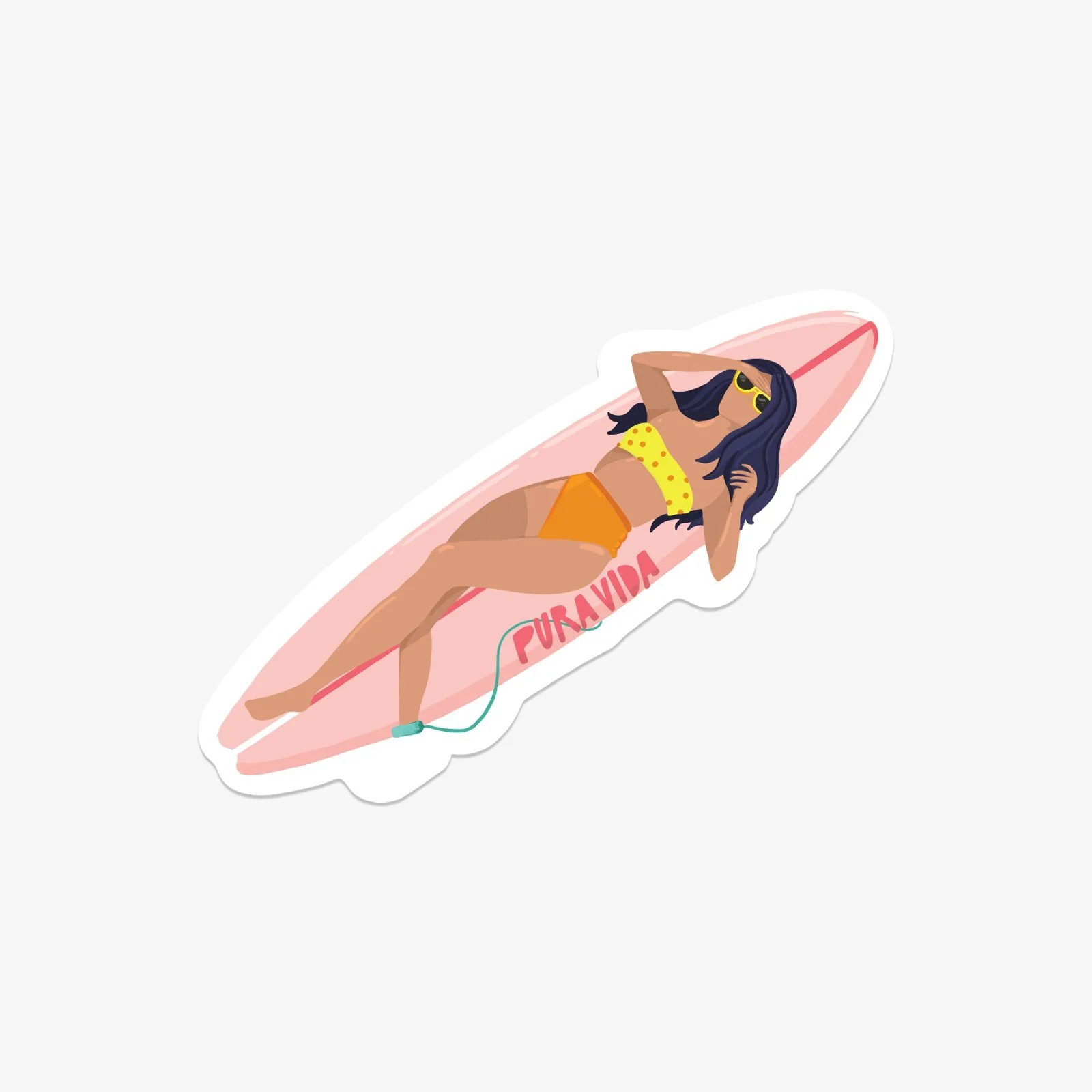 Surf and Shades Sticker | Pura Vida Bracelets