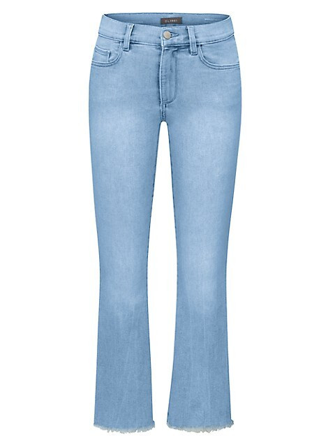 Bridget High-Rise Stretch Crop Bootcut Jeans | Saks Fifth Avenue