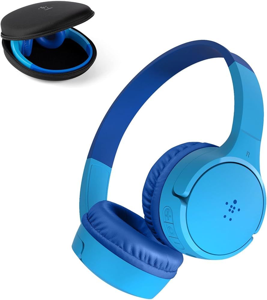 Belkin SoundForm Mini - Wireless Bluetooth Headphones for Kids with Built in Microphone - Kids On... | Amazon (US)