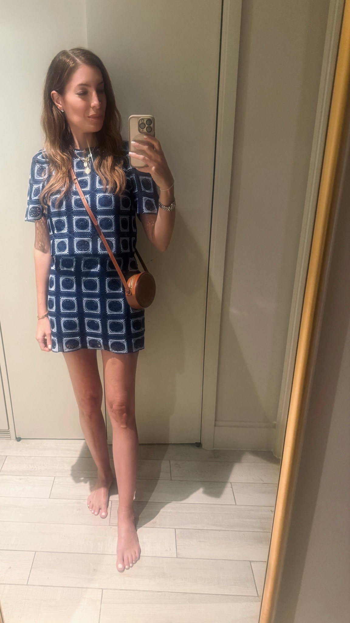 Cutest set together – or wear separately. Pair the top with high-waisted white jeans or the skirt with a white tank 🤍
I’m 5’9” wearing size S 

Celine crossbody outfit skirt matching set resort wear vacation outfit spring summer blue and white 

#LTKTall #LTKootd #LTKgrwm