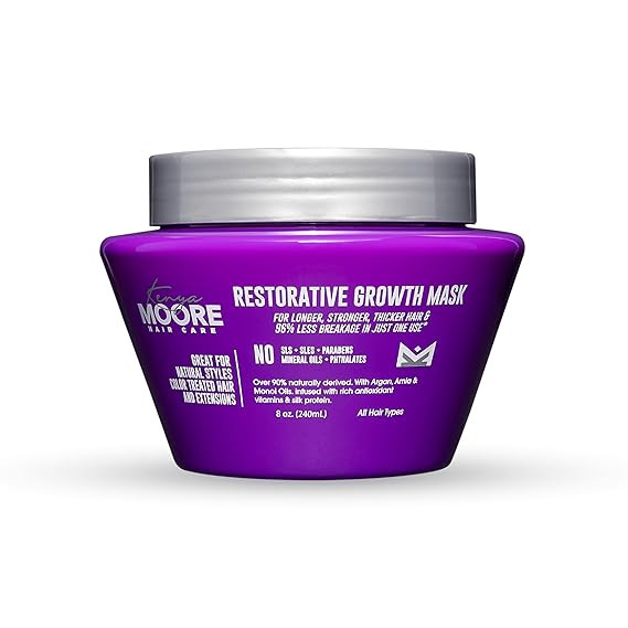 Kenya Moore Hair Care Restorative Growth Mask for Dry, Damaged Hair, 7.0 fl. oz. | Amazon (US)