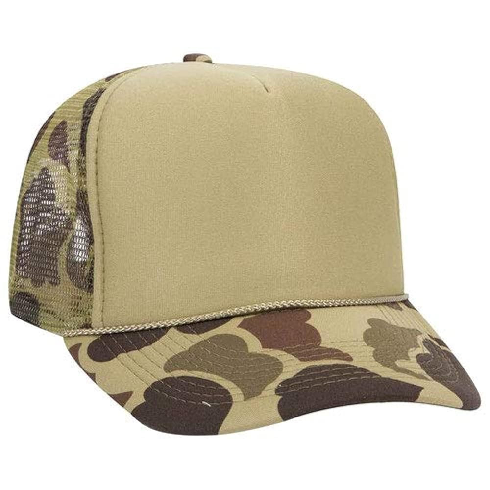 Product of Ottocap Camouflage Polyester Foam Front Five Panel High Crown Mesh Back Trucker Hat -G... | Amazon (US)