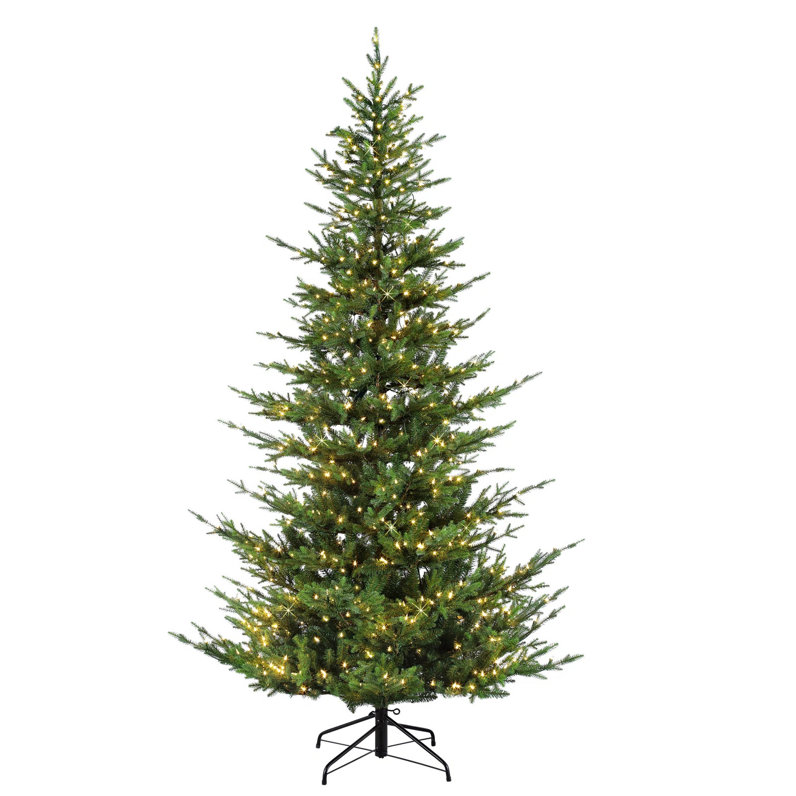 90'' Lighted Artificial Fir Trees Christmas Tree | Wayfair North America