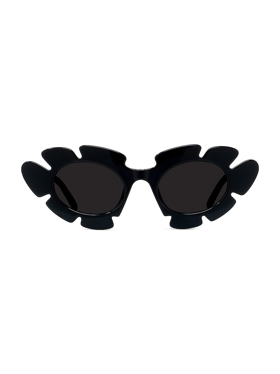 Women's LOEWE x Paula's Ibiza 47MM Flower Sunglasses - Shiny Black | Saks Fifth Avenue