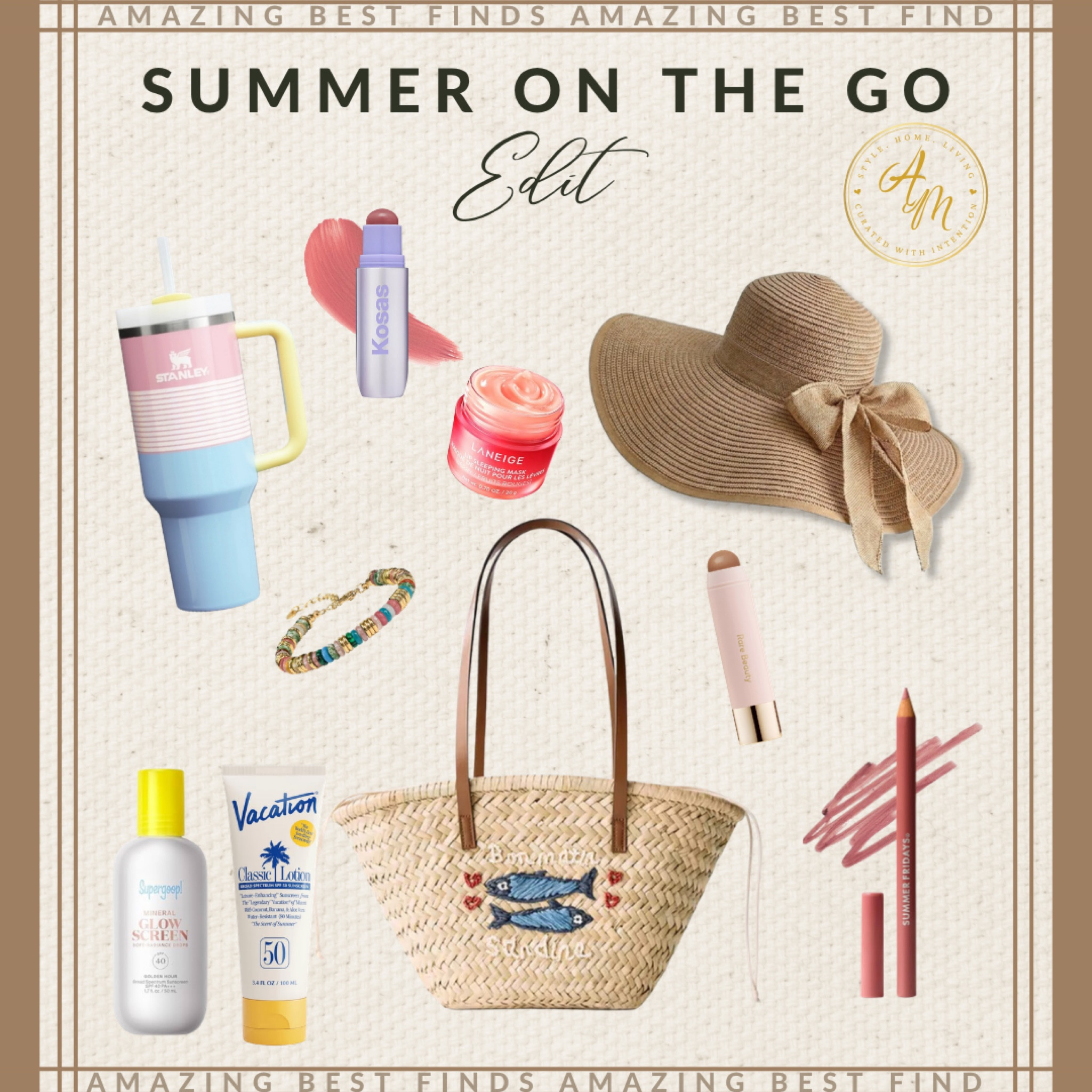 Summer essentials I’d throw in my bag every single time ☀️

Neutral accessories, beach day favorites, beauty staples, and little everyday things that make summer feel even better 🤍

Everything is linked in my LTK ✨

#ad #affiliate #ltkstyle #summeressentials #beachstyle #amazonfinds #summerfavorites

#LTKselfcare #LTKgrwm #LTKBeauty