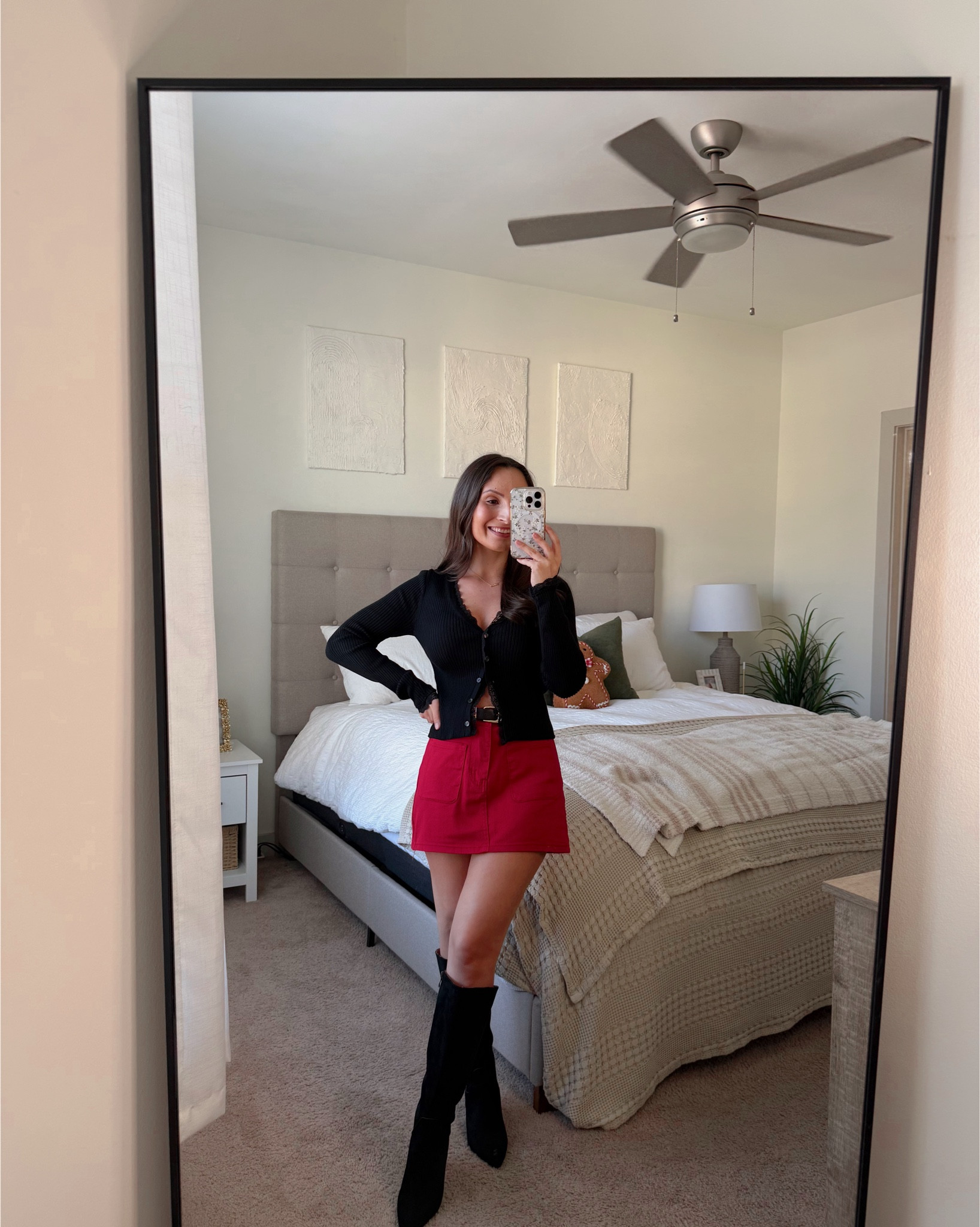 Christmas holiday outfits!
black top - XS,
red skirt - XS,
black boots - size up,
green top - XS,
black skirt - XS,
burgundy lace top - XS,
grey/black jeans - 24 short,
burgundy dress - XS,
red lace top - XS,
leather jacket - XS,
black corduroy pants - XS petite,
green dress - XS,
denim skirt - XS,
trench coat - XS


#LTKHoliday #LTKdayinmylife #LTKFindsUnder100