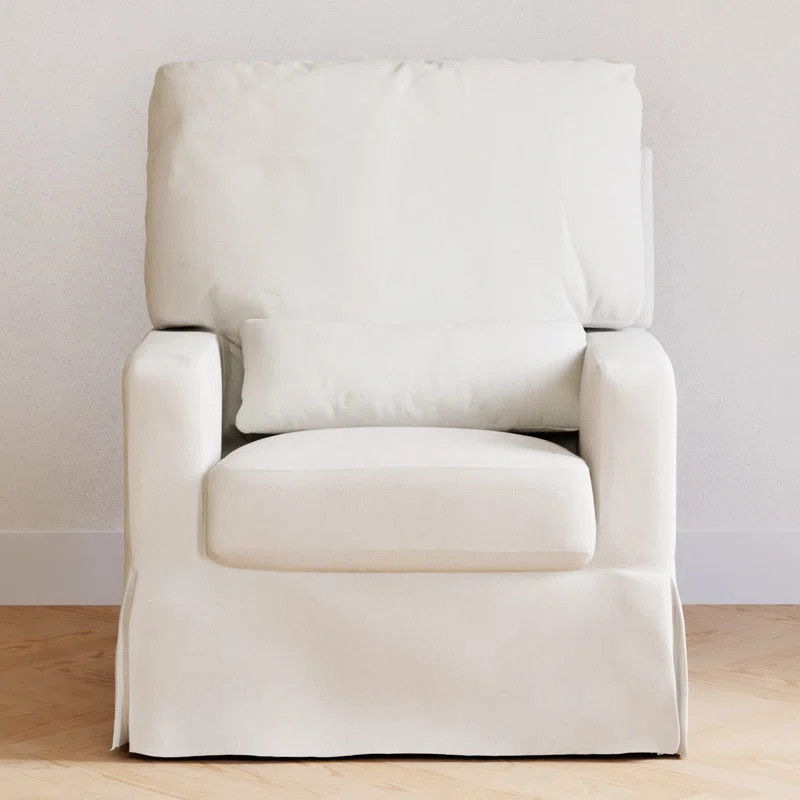 Crawford Upholstered Swivel Glider | Wayfair North America