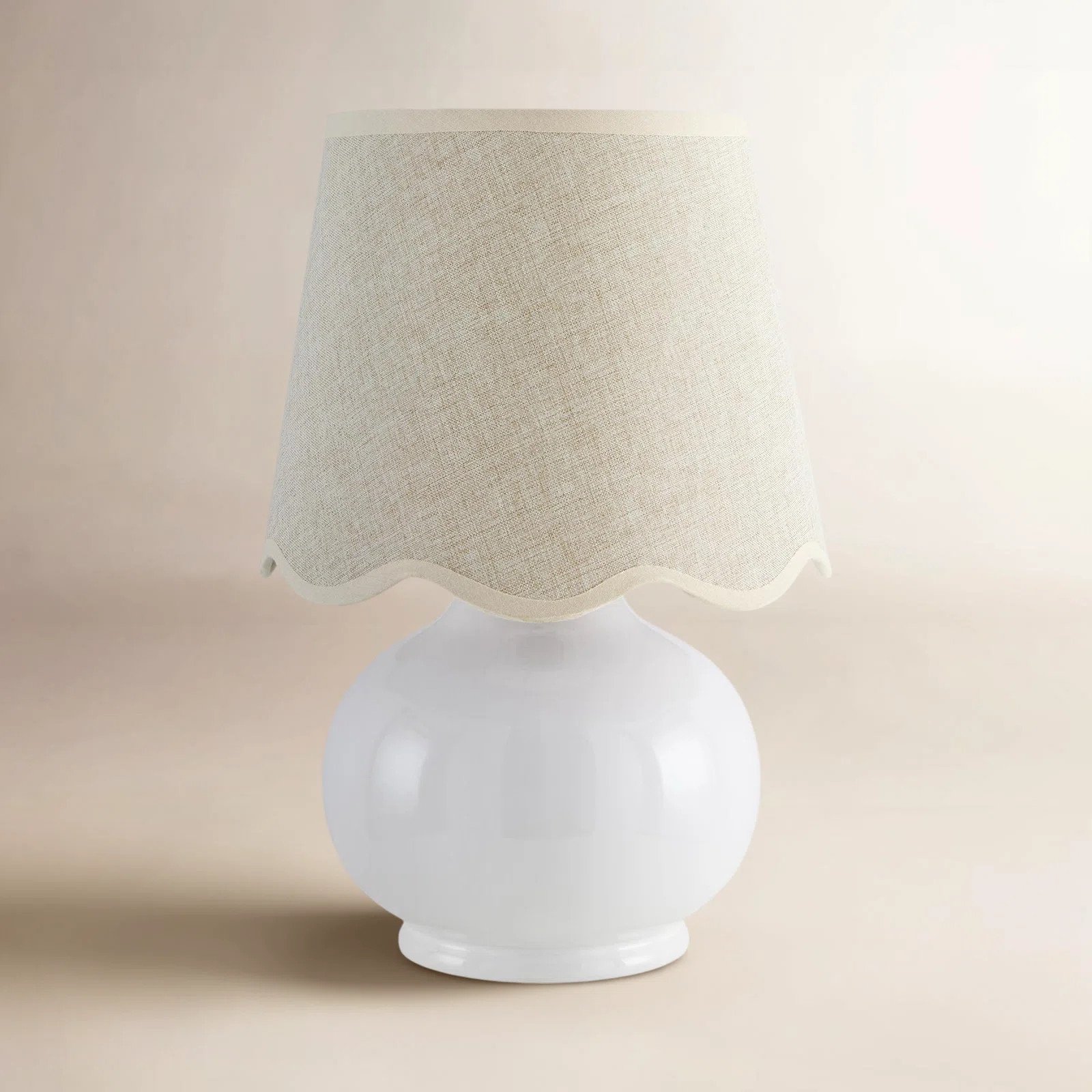 Momsen Coloured Scallop Shade Lamp | Wayfair North America
