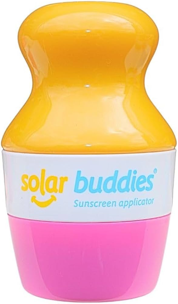 Solar Buddies Sunscreen Applicator - Single Pink - BPA-Free Refillable Roll on Sponge Sunscreen, ... | Amazon (US)