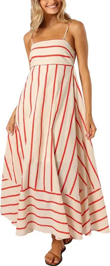 Brea Stripe Cotton Maxi Sundress | Nordstrom