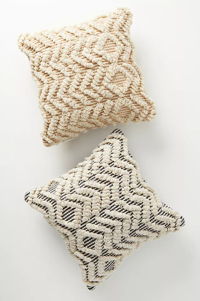 Textured Ronan Indoor/Outdoor Pillow | Anthropologie (US)