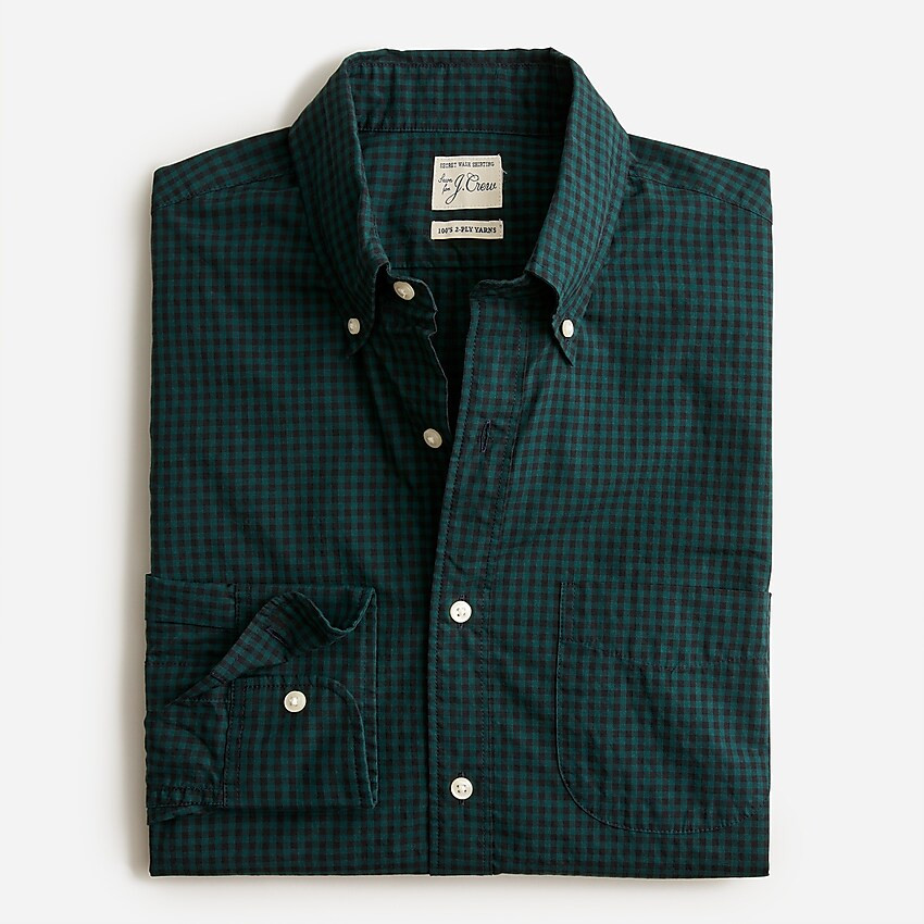 Slim Secret Wash cotton poplin shirt | J. Crew US
