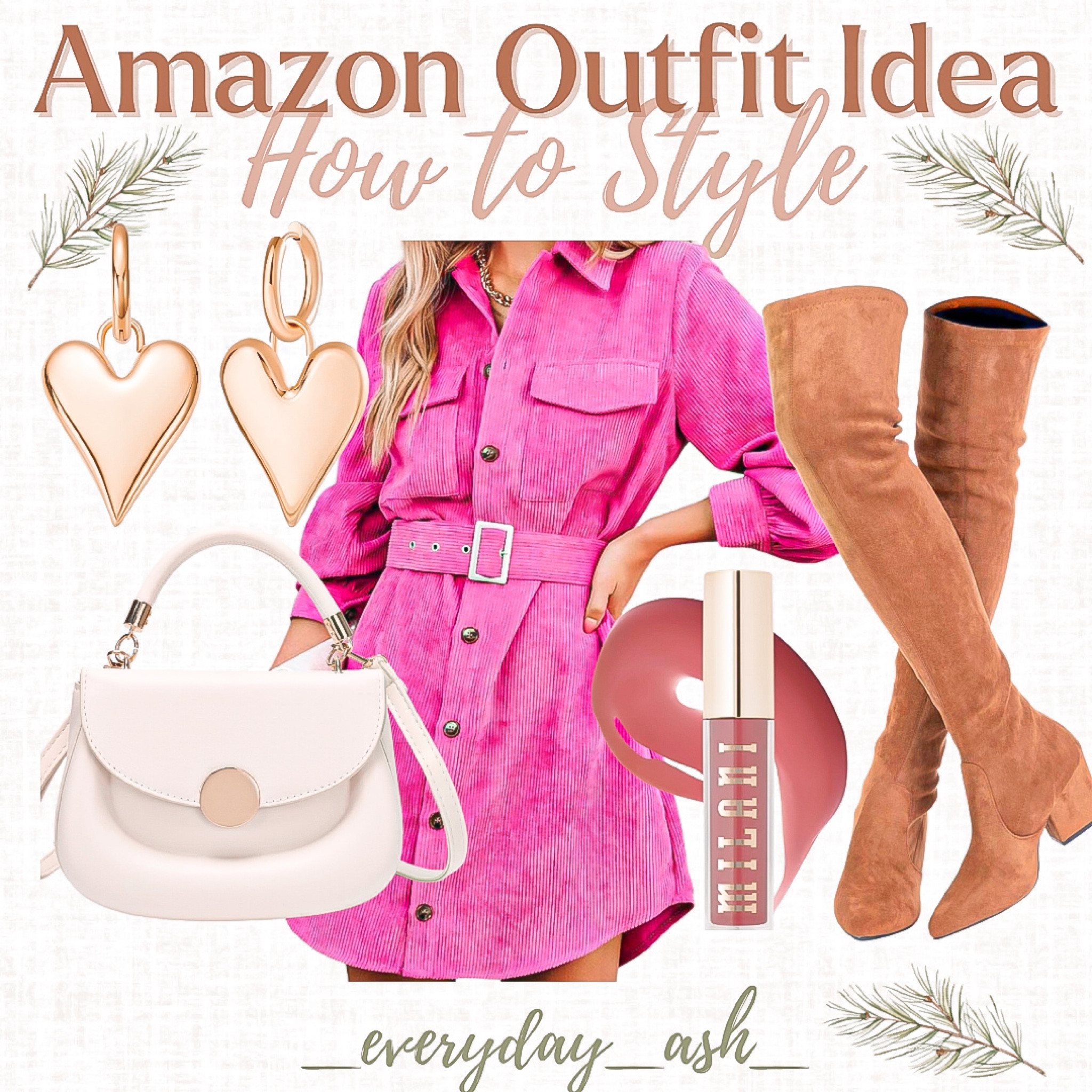 Amazon Outfit Idea 💕

This dress is so cute! I immediately added to cart. Comes in so many cute colors too ! Would be great for Valentine’s Day, country concert, date night, vacation 🖤

Pink dress, corduroy dress, wrap dress, knee high boots, brown boots, gold earrings, heart earrings, white purse, crossbody bag, Milani cosmetics, Milani lip gloss, beauty finds , Valentine’s Day 

#LTKMostLoved #LTKstyletip #LTKbeauty