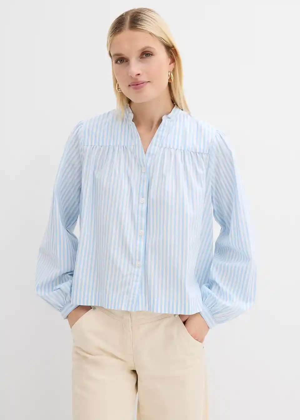 Bluse aus festem Popeline | Bonprix DE