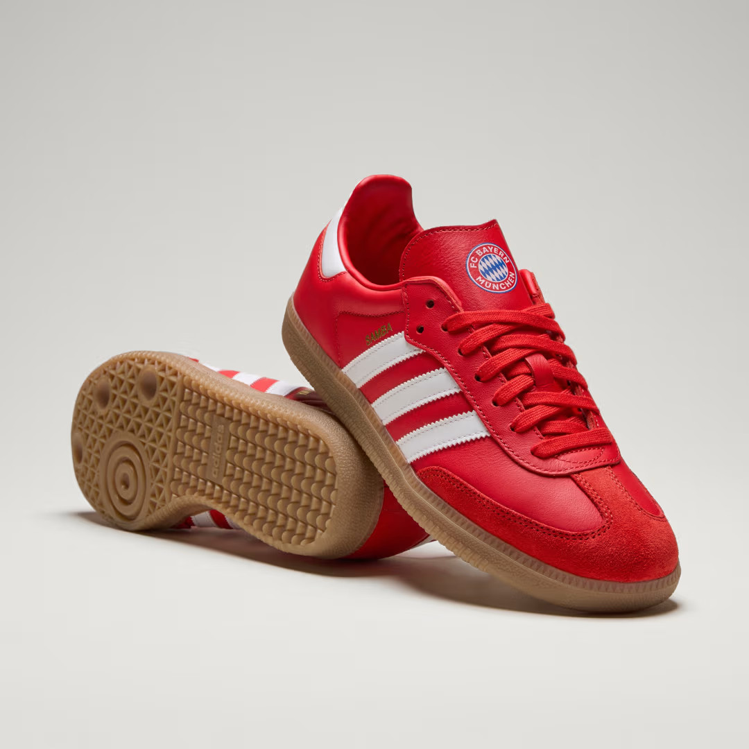 adidas Samba FC Bayern Shoes Red M 13 / W 14 Unisex | adidas (US)