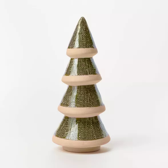 Decorative Glazed Ceramic Tree Green - Threshold™ designed with Studio McGee | Target