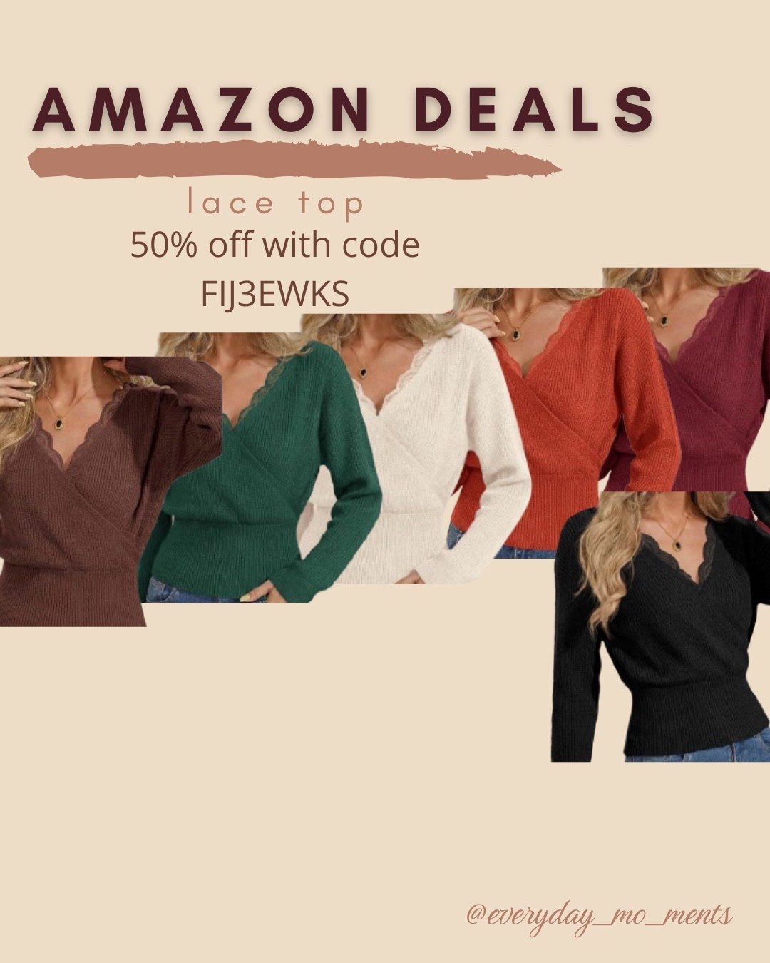 $16 ends 8/24

Lace top
Amazon deals
Amazon fashion
Lace top
Lace sweater

#LTKSaleAlert