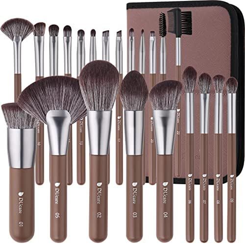 DUcare Makeup Brushes Professional with Bag 22Pcs Makeup Brush Set Premium Synthetic Kabuki Found... | Amazon (US)