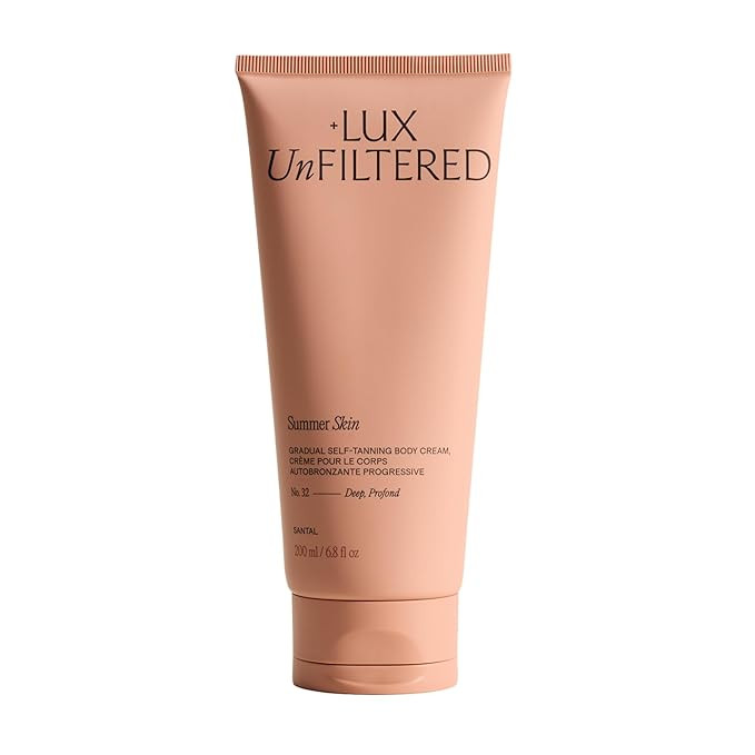 + Lux Unfiltered N°32 Summer Skin Deep Gradual Self Tanner, Hydrating Self Tanning Lotion - Shea... | Amazon (US)