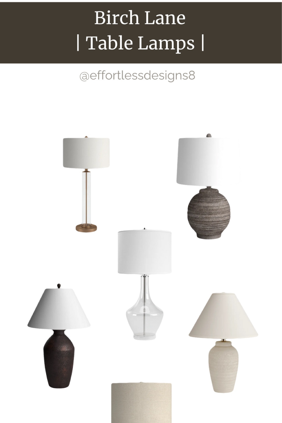 Birch Lane table lamps for the neutral, organic home design.

#LTKsalealert #LTKstyletip #LTKhome