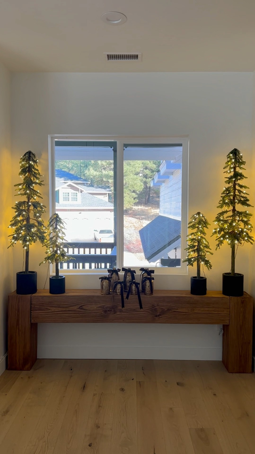 You can use my discount code: EL50
For $50 off

POV: Found the prettiest natural wood console table for a fraction of the cost of a designer one from @ The craftsmanship is 🤌🏼 it also comes in different finishes and sizes as well.

I have the 96" in soft brown 

Lighted trees
Console table
Bells
Ribbons


#LTKFindsUnder100 #LTKHoliday #LTKHome