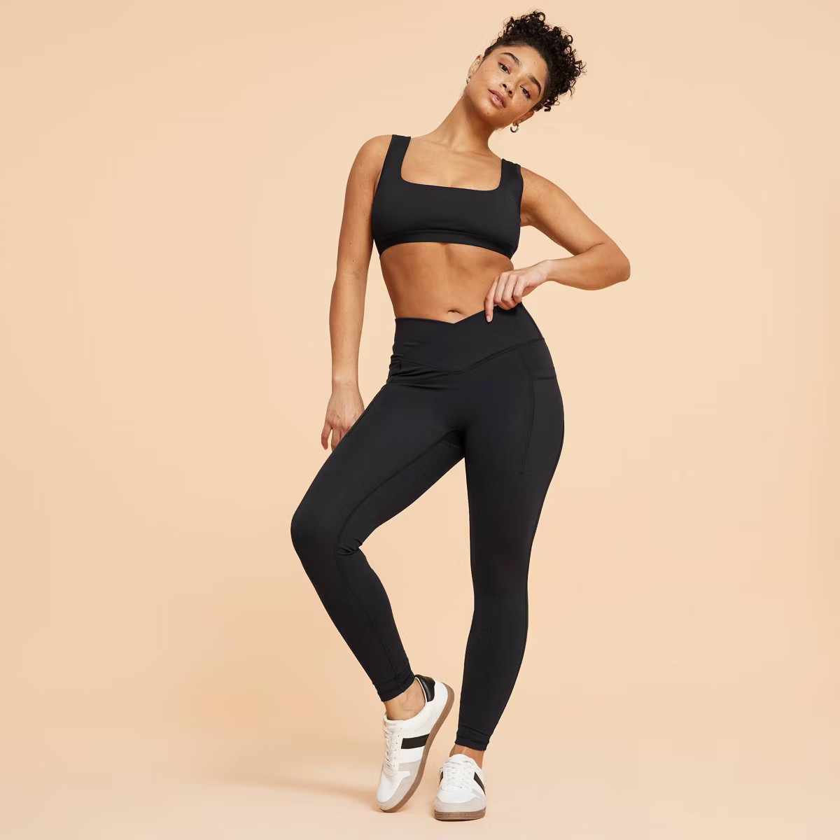 Blogilates Women's Criss Cross High-Rise Leggings | Target