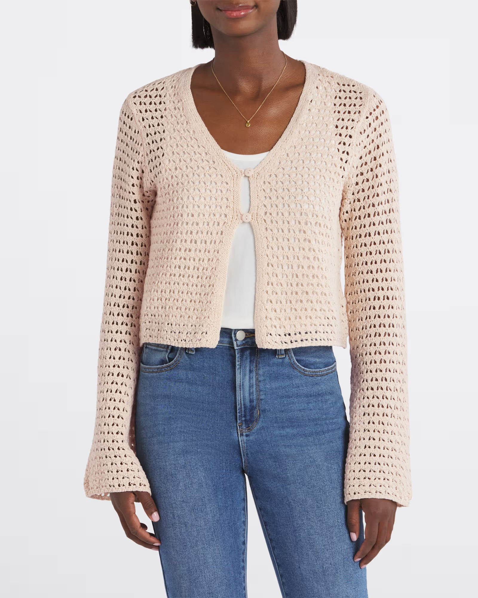 Lanora Long Sleeve Crochet Cardigan | Stitch Fix