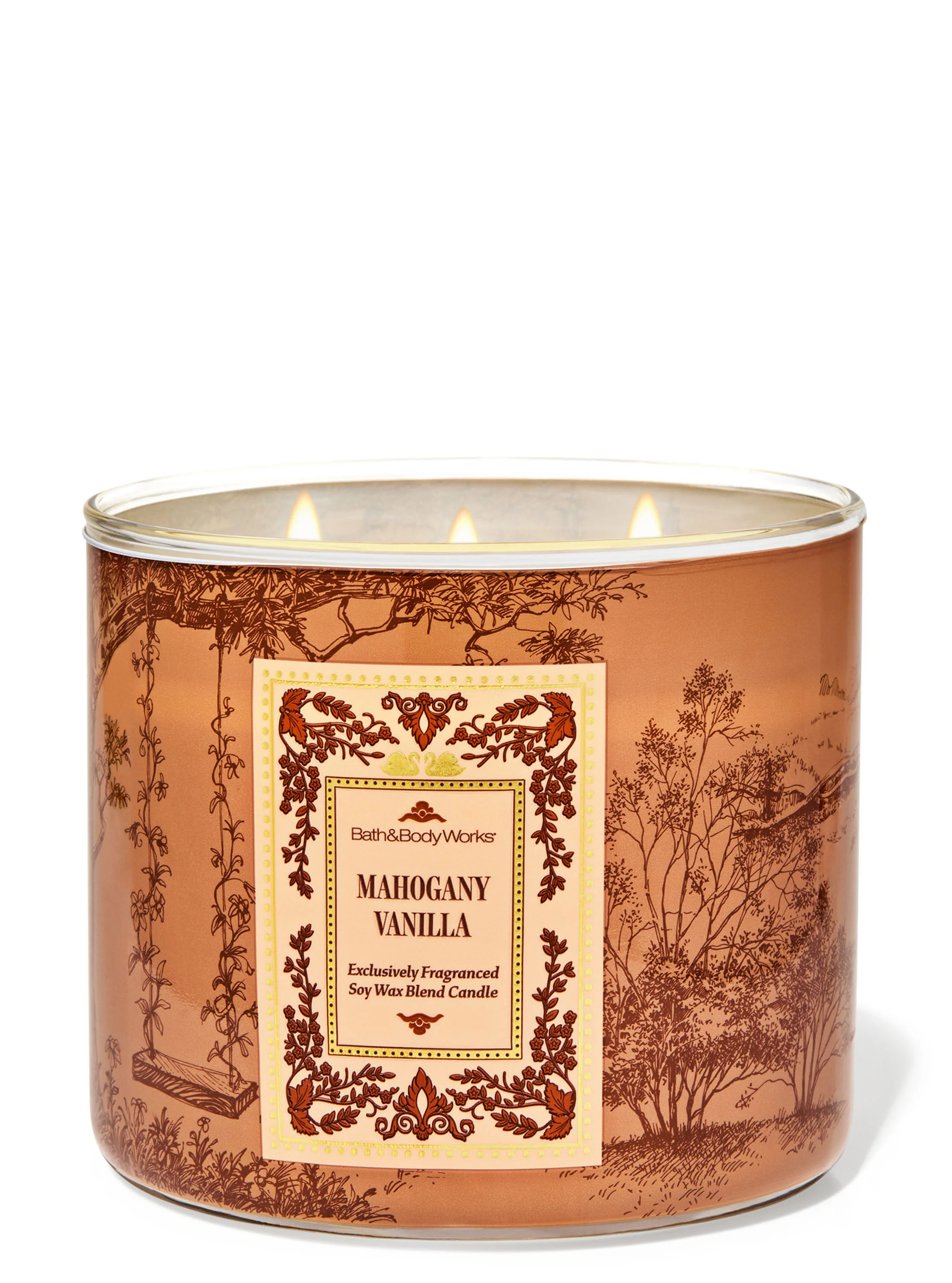 Mahogany Vanilla 3-Wick Candle | Bath & Body Works