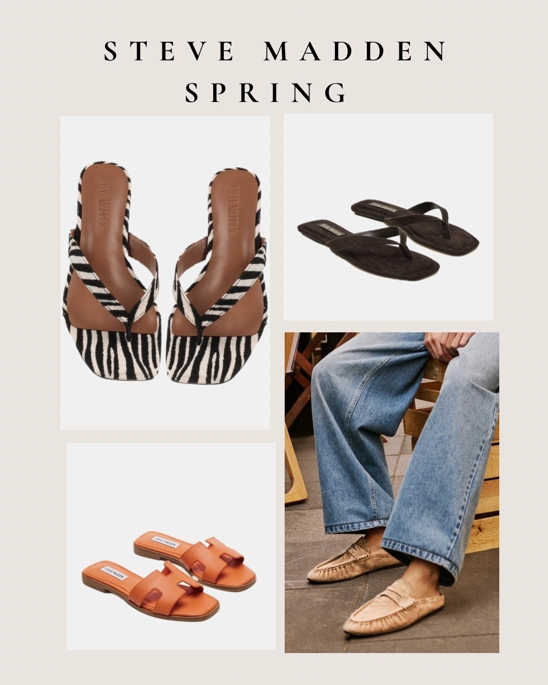 Steve Madden Spring finds 🌷👡🦓
#stevemadden #heels #flats #flipflops #zebraprint #zabratrend #kittenheel #loafers #spring #style #footwear #womensshoes #wedding #summershoes #summer 

#LTKcanada #LTKshoes #LTKsummer