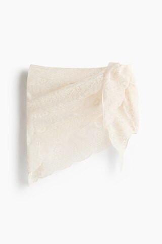 H & M - Cotton lace scarf - Cream | H&M (UK, MY, IN, SG, PH, TW, HK)