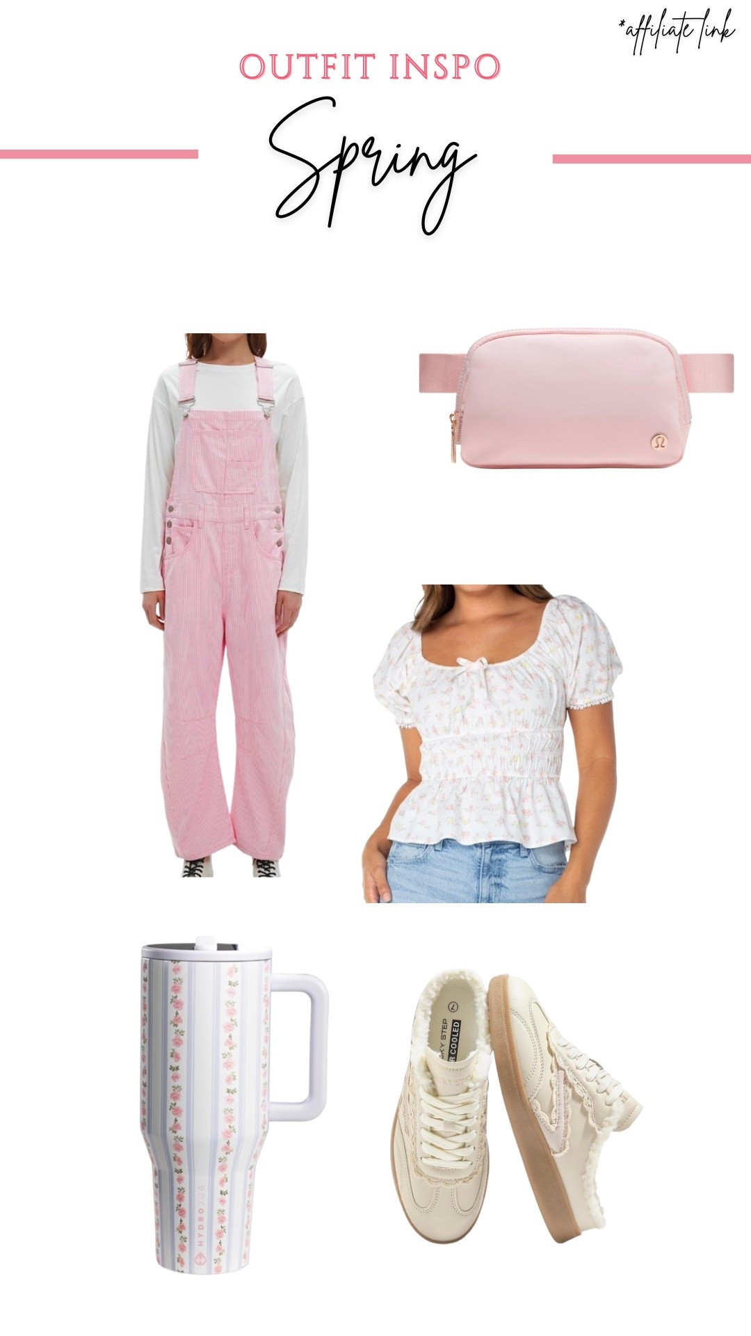 Spring mom outfit inspo! Pink and white striped overalls, lace sneakers

#LTKootd #LTKdayinmylife #LTKmomlife