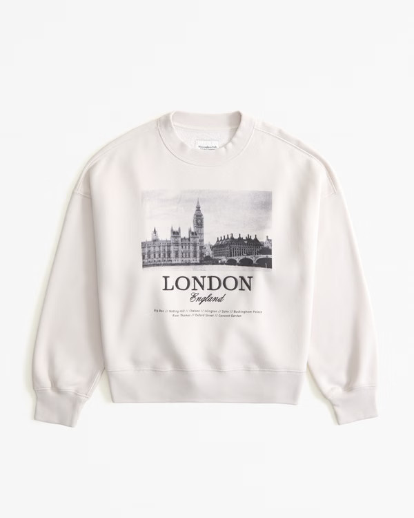 Photoreal Graphic Classic Sunday Crew | Abercrombie & Fitch (US)