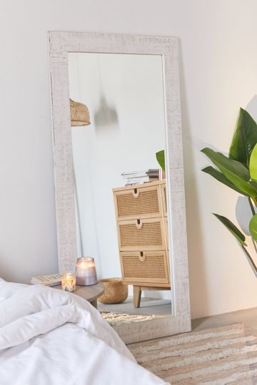 Ashton Mango Wood Mirror | Urban Outfitters (US and RoW)