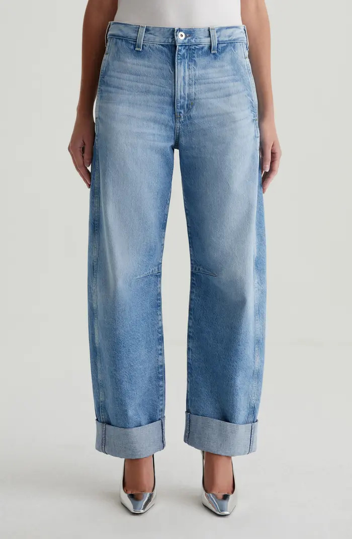 AG Mercer Cuffed Barrel Jeans | Nordstrom | Nordstrom