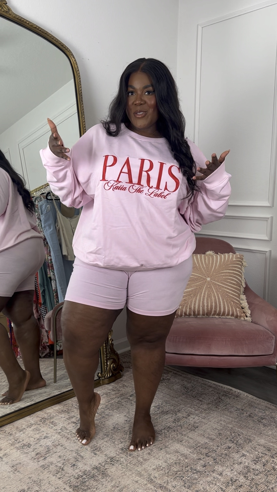 Part 2 of my ASOS haul and starting with this cutie pink lounge set. A little homage to the Paris Olympics currently going on💕. This set is so soft and the top comes in an oversized fit. 

I’m wearing a size UK 24, which is a US 20

asos, plus size lounge sets, summer dresses, vacation outfits

#LTKStyleTip #LTKPlusSize #LTKFindsUnder100