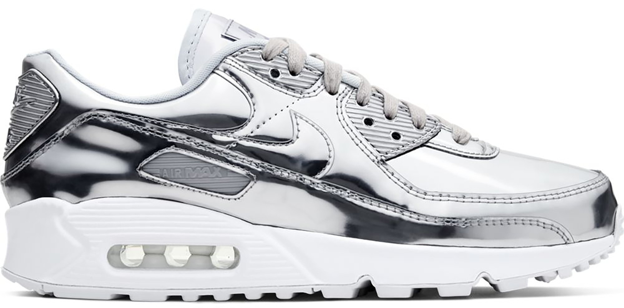 Nike Air Max 90 Metallic Silver 2020 (W) | StockX