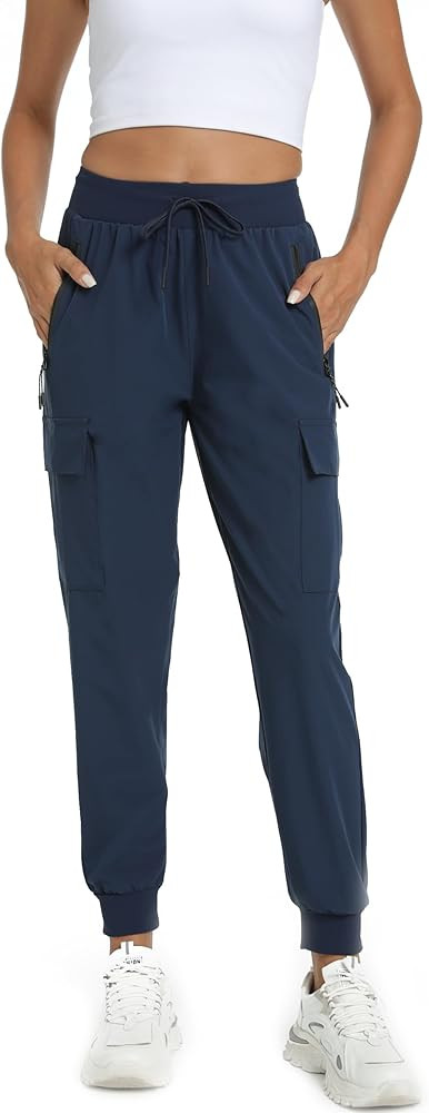 Rrosseyz Womens Cargo Pants with Pockets-Lightweight Quick Dry Water Resistant Hiking Pants for T... | Amazon (US)
