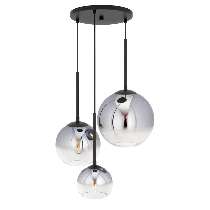 Sharlowe 3 - Light Cluster Globe Pendant | Wayfair North America