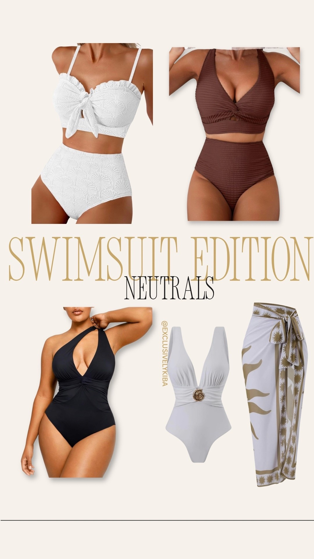 Neutral, but never basic 🤎✨
This swimsuit edit is all about effortless luxury—clean lines, flattering fits, and timeless tones that always look elevated. These are the pieces you reach for when you want chic, confident, and put-together… without trying too hard.

Shop the neutrals edit on LTK 🤍

#LTKSwim #NeutralStyle #VacationOutfits #Swimsuits #ChicEssentials

#LTKSwim #LTKTravel #LTKOver40