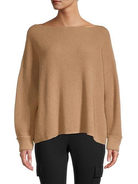 French Connection Mozart Waffle-Knit Boatneck Sweater on SALE | Saks OFF 5TH | Saks Fifth Avenue OFF 5TH (Pmt risk)