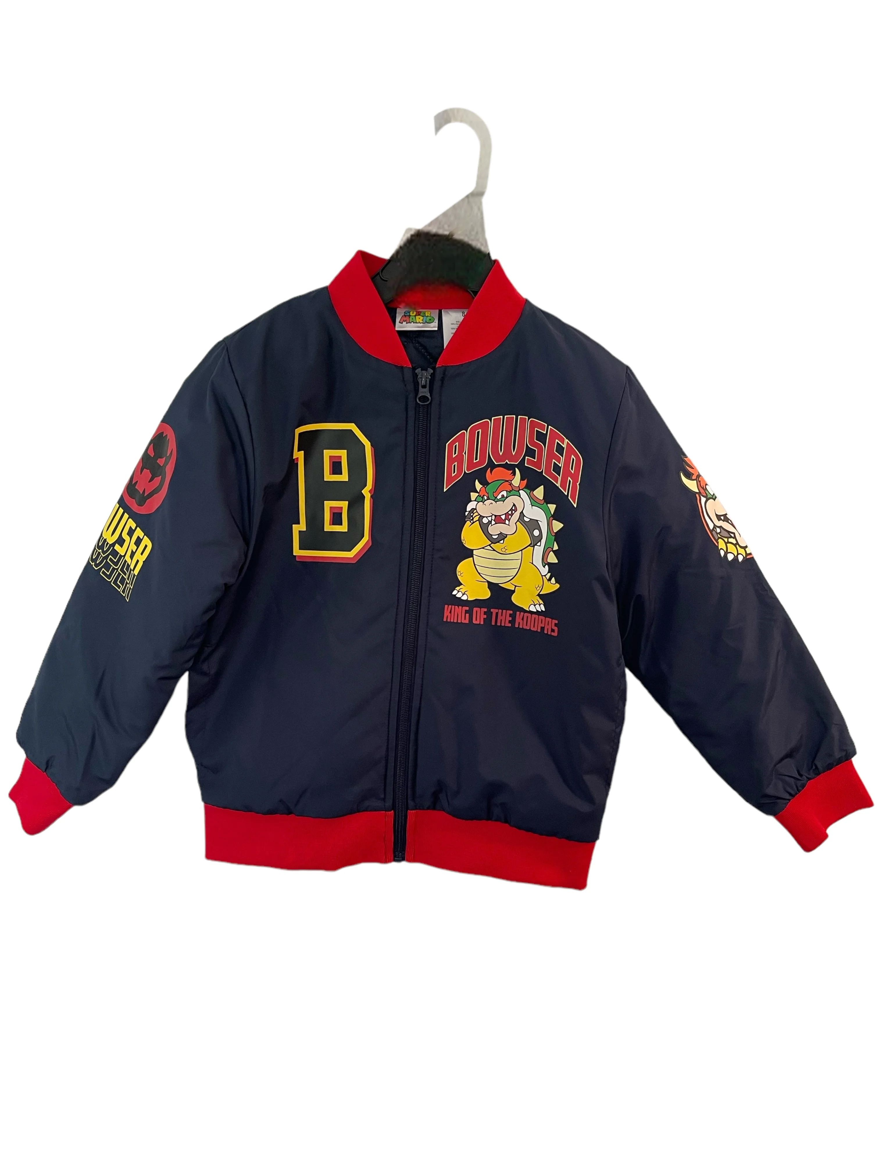 Nintendo Bowser Boys Bomber Jacket, Sizes 4-18 | Walmart (US)