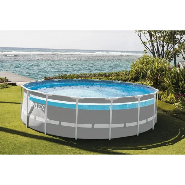 Intex 26729EH 16ft x 48in Clearview Prism Above Ground Swimming Pool w/Pump | Walmart (US)