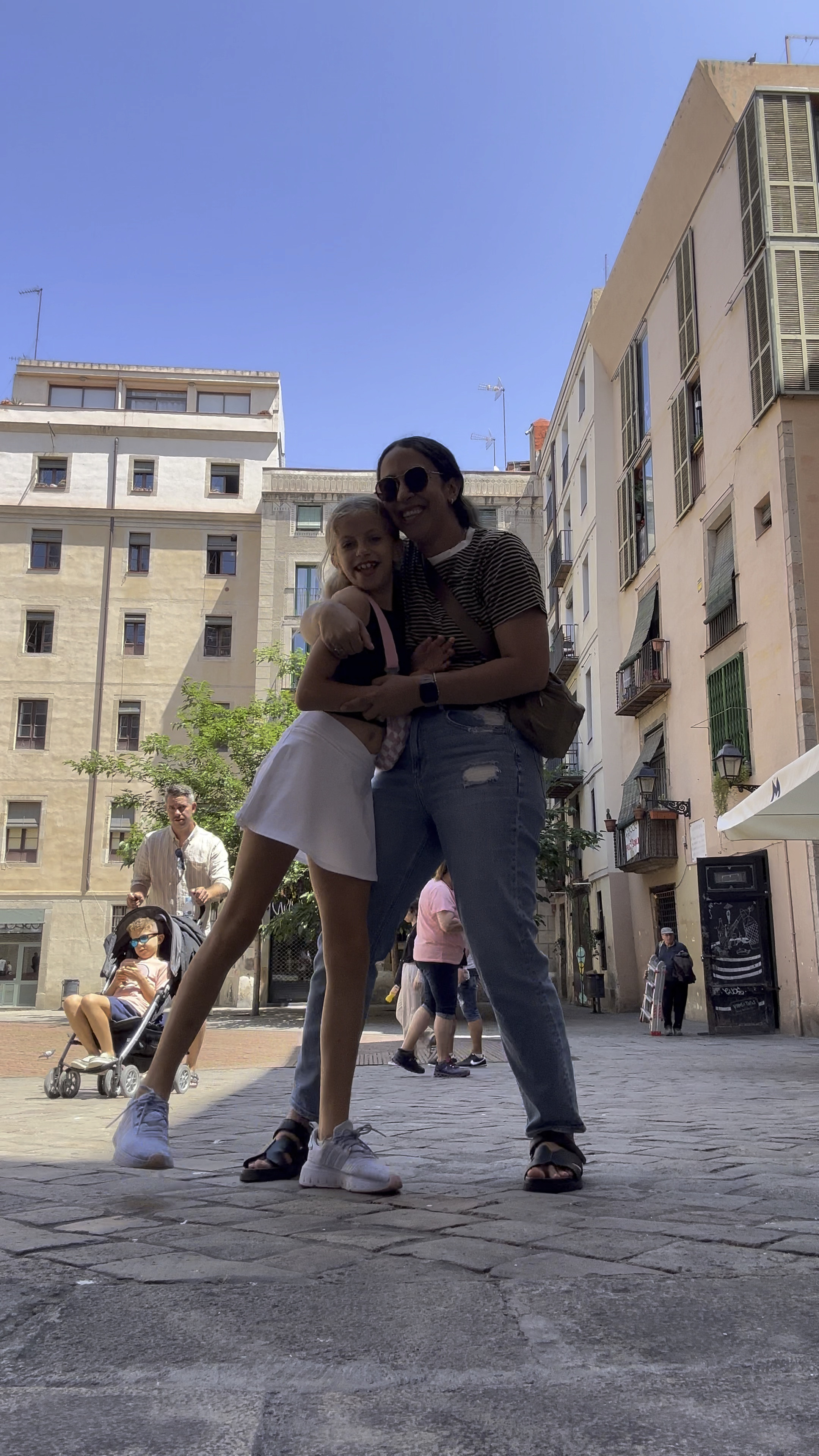 Easy and comfortable outfit I wore in Barcelona 🇪🇸 
TTS in shirt, shoes, and jeans. 

#LTKFamily #LTKStyleTip #LTKTravel