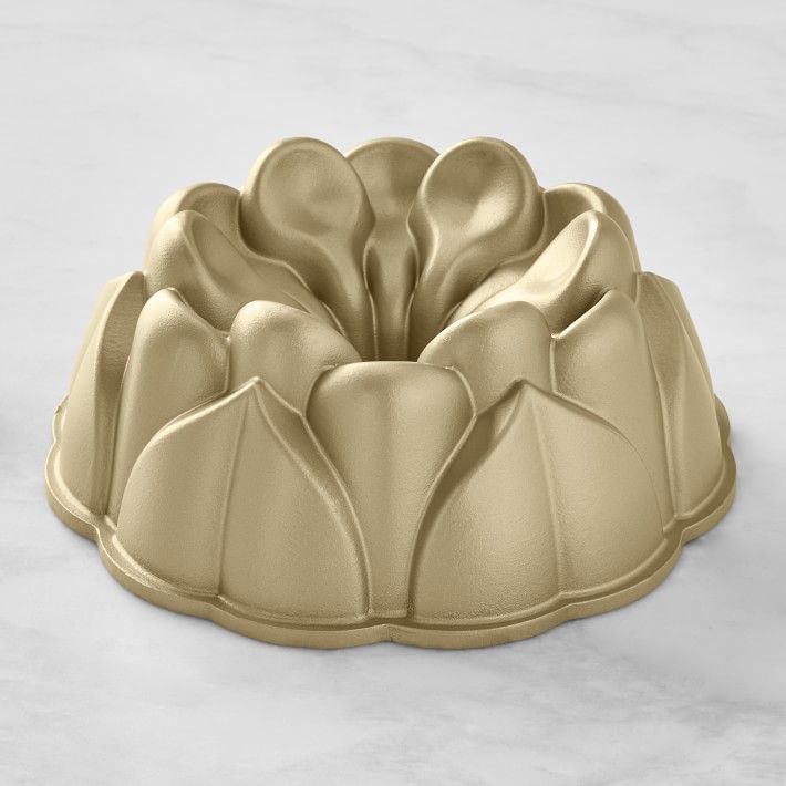 Nordic Ware Nonstick Cast Aluminum Magnolia Bundt Cake Pan | Williams-Sonoma
