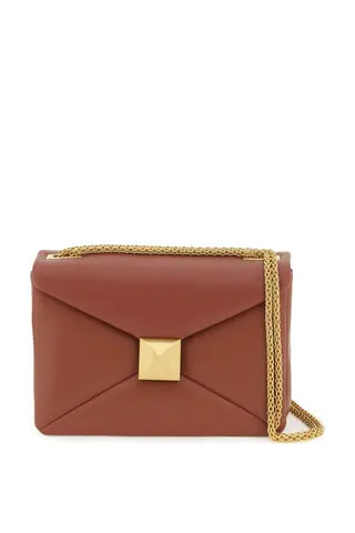 VALENTINO GARAVANI MEDIUM ONE STUD BAG WITH CHAIN | Residenza725 US