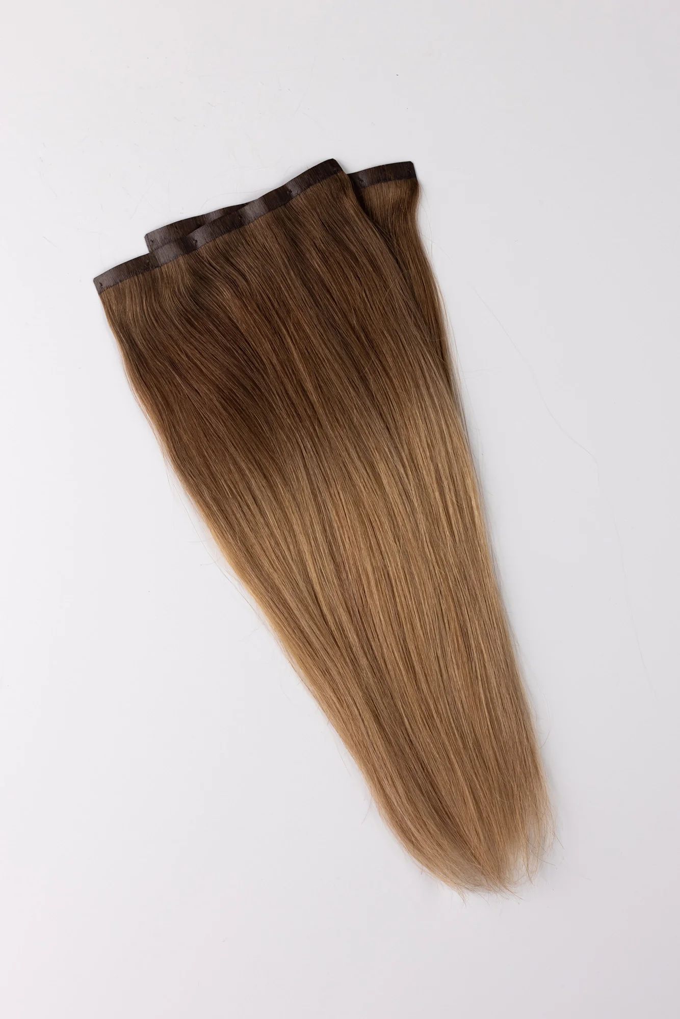 BFB | 50 gram 14" Fill-ins - Hair Extension - For Volume - Brown Ombre | Barefoot Blonde Hair