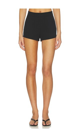 superdown Ava Hot Short in Black. - size XXS | Revolve Clothing (Global)