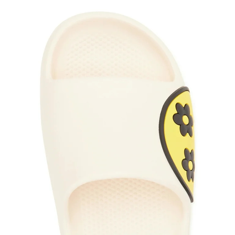 Wonder Nation Little Girls and Big Girls Icon Eva Slide Sandals, Sizes 13/1-4/5 | Walmart (US)